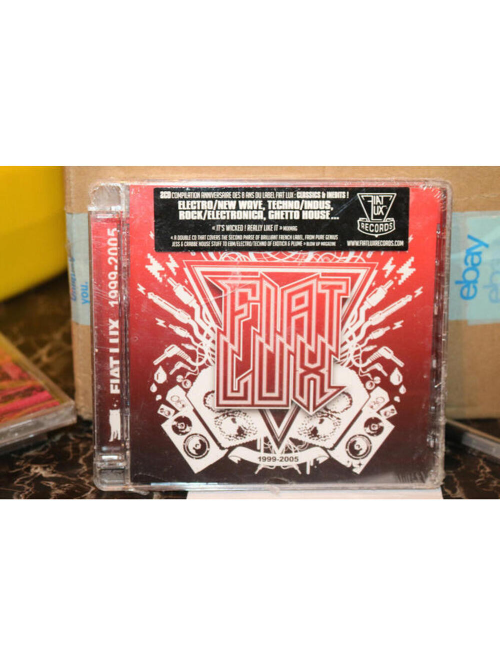 Fiat Lux 1999 - 2005 French 27-track promo test 2-CD Jess & Crabbe Plume Exotica